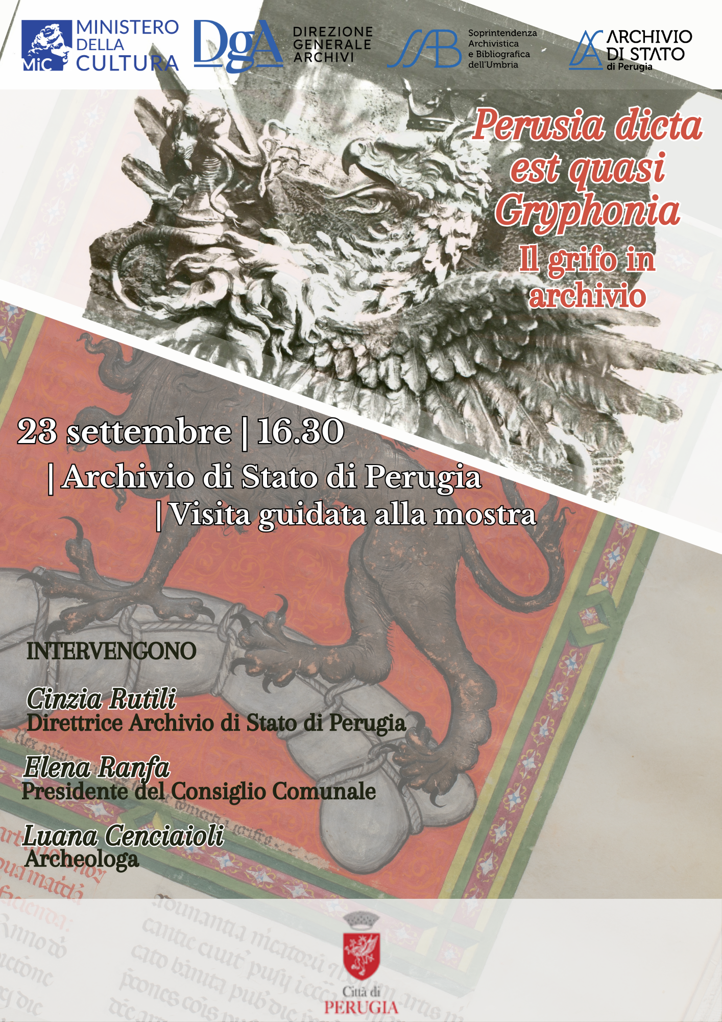 Perusia dicta est quasi Gryphonia. Il Grifo in archivio